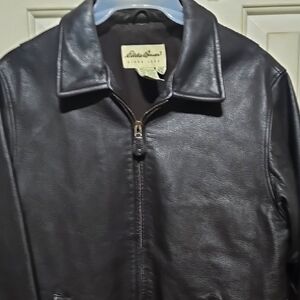 Eddie Bauer Brown Leather Jacket